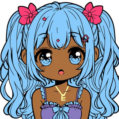 cute sweet anime girl