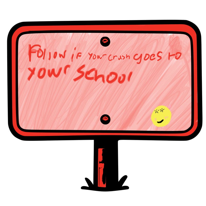 blank sign