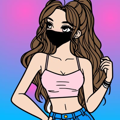 girl in crop top