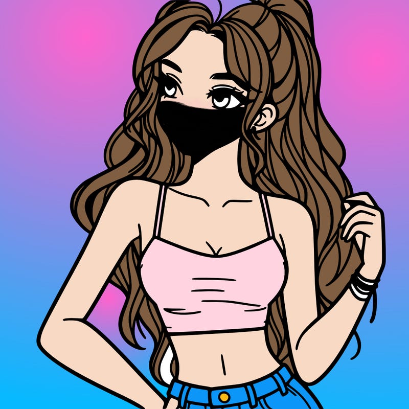 girl in crop top