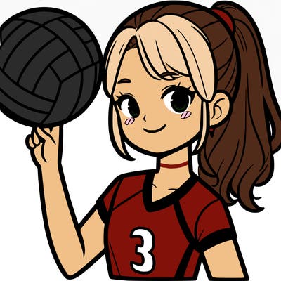 volleyball girl