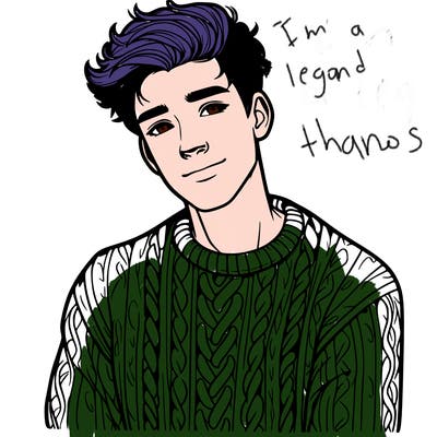 realistic guy with a beautiful jumper