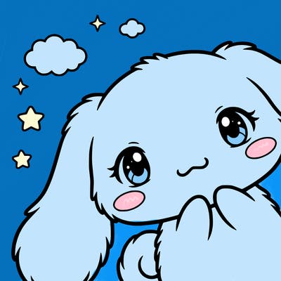 anime cinnamoroll cute fluffy