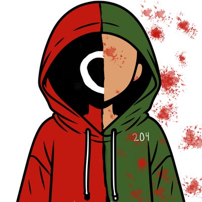 faceless girl in hoodie