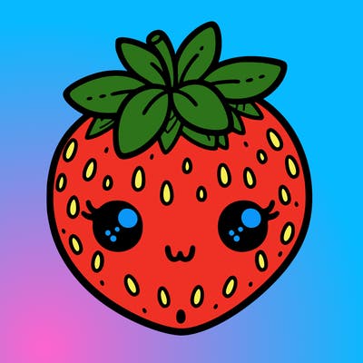 cute strawberry