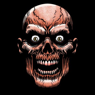 scary face realistic