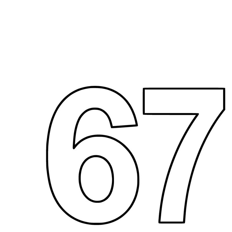 numbers 67