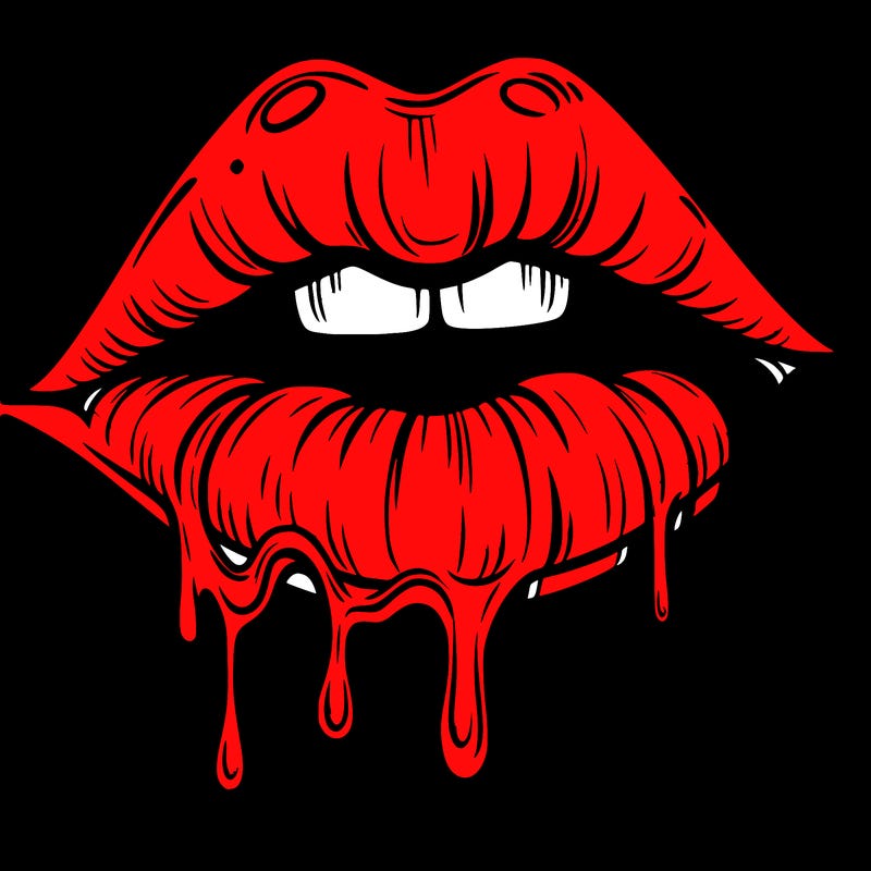 lips that look realistic and drip