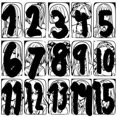 girls that look diffrent anime