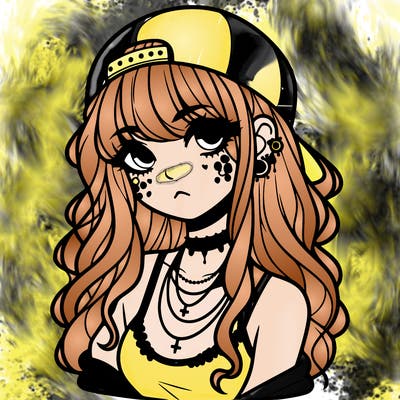 scene girl aesthetic