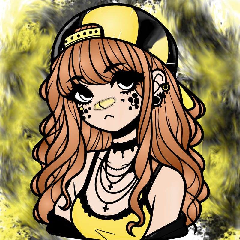 scene girl aesthetic