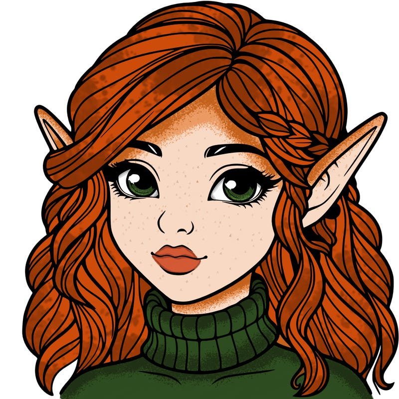 realistic girl elf