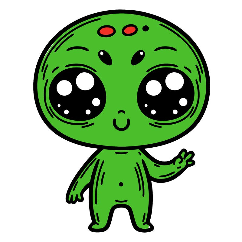 alien cute