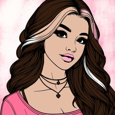 detailed realistic girl
