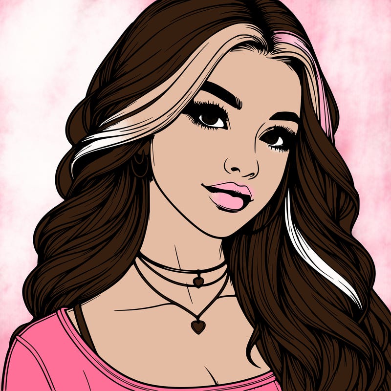 detailed realistic girl