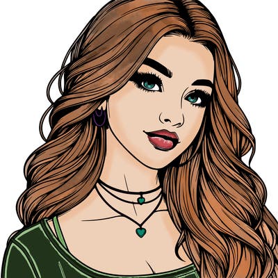 detailed realistic girl