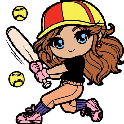 softball girl