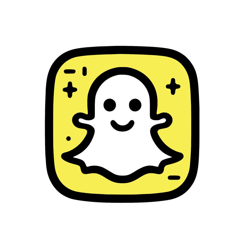 snapchat app icon no face