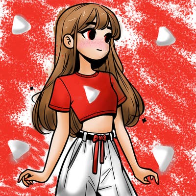 girl in a cute crop top