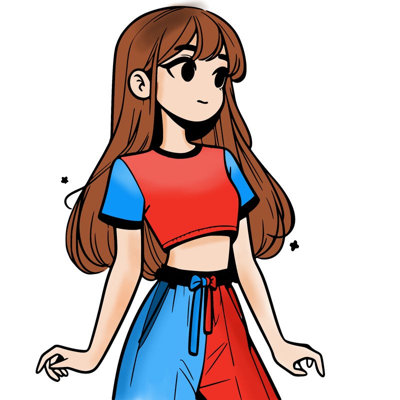 girl in a cute crop top