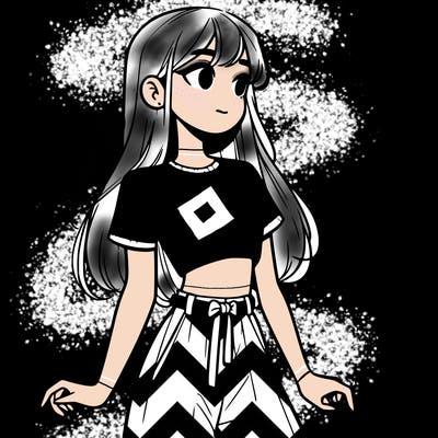 girl in a cute crop top