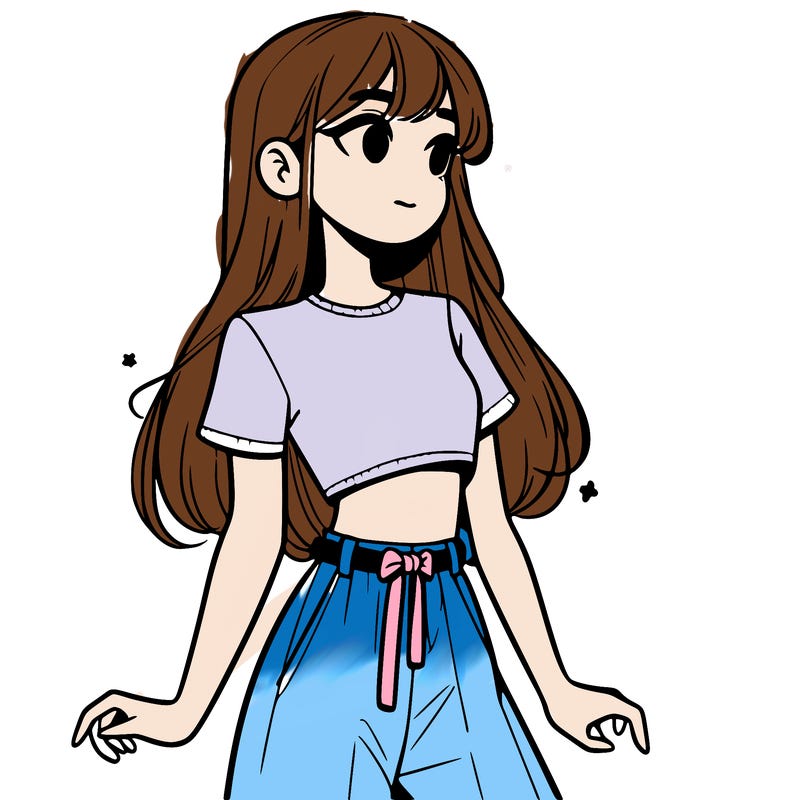 girl in a cute crop top