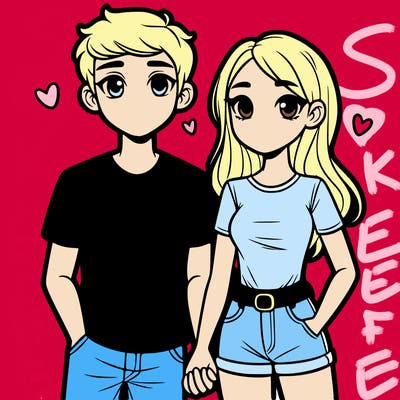 boyfriend and girlfriend