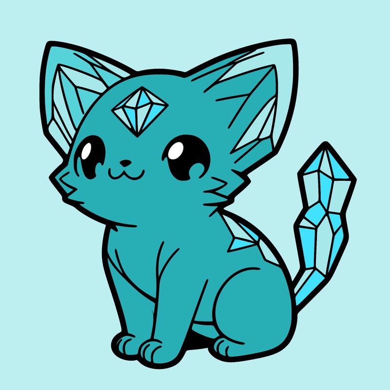 crystal kitten