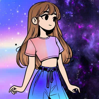 girl in a cute crop top