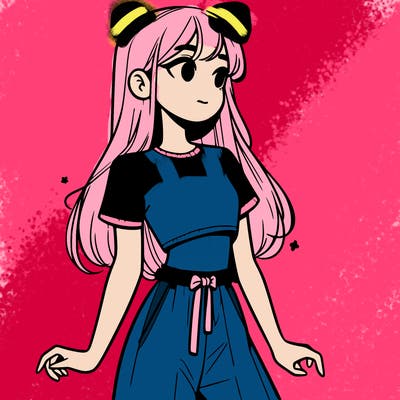 girl in a cute crop top