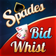 Spades Bid Whist: Card Games
