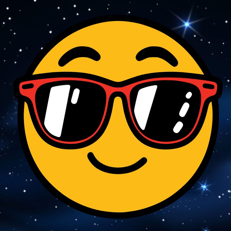 emoji with sunglasses