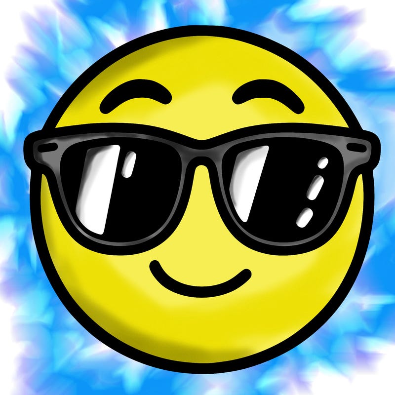 emoji with sunglasses