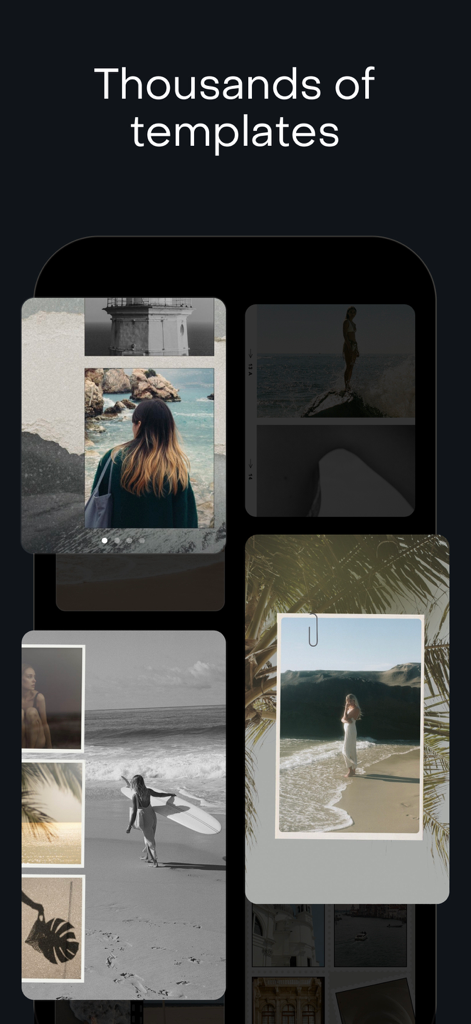 Zaps Collages - Aesthetic photo collage templates for social media