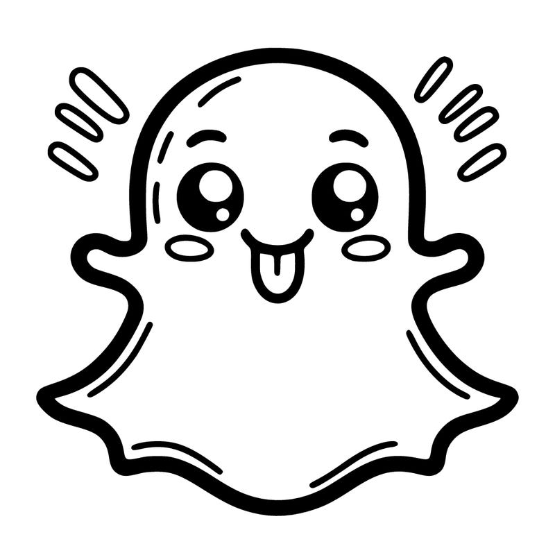 snapchat original logo
