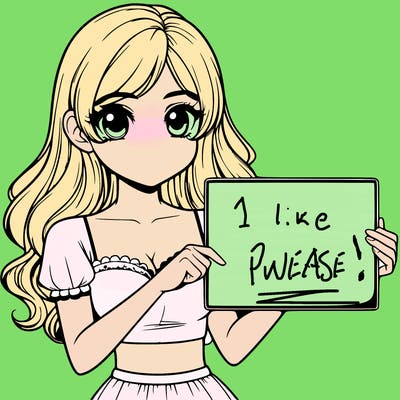 realistic pretty girl holding blank sign