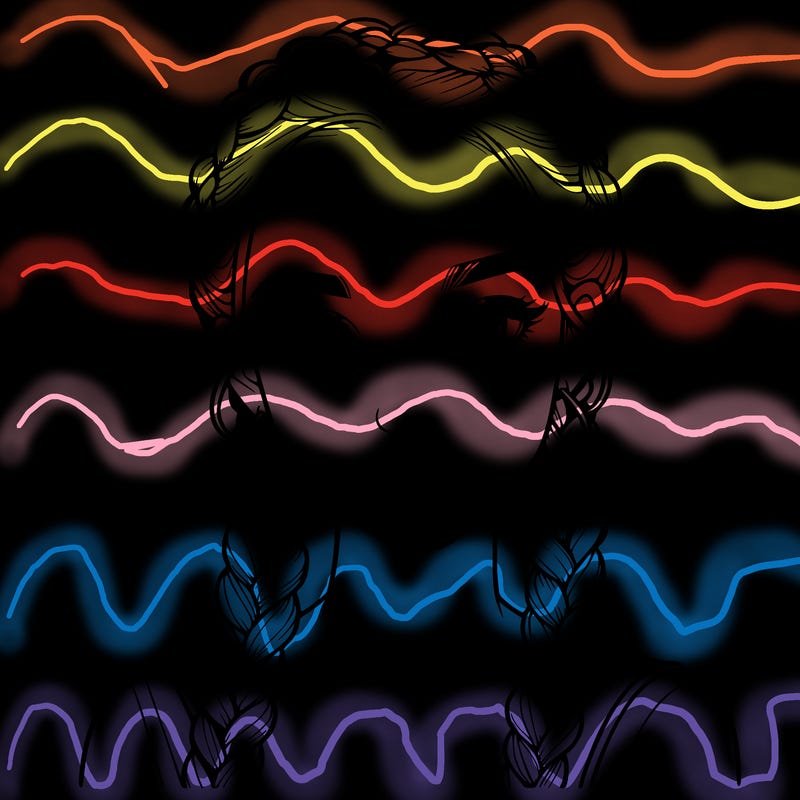 realistic girl with braids