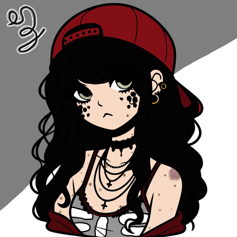 scene girl aesthetic