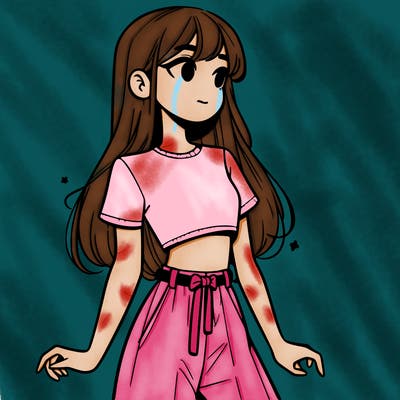 girl in a cute crop top