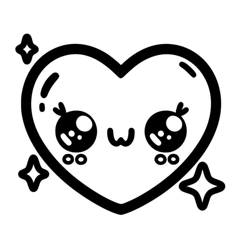 valentines heart, cute and simple