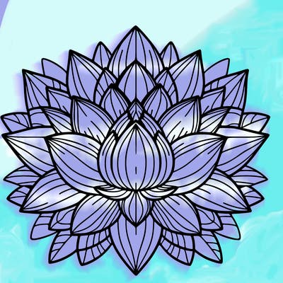 lotus flower mandala