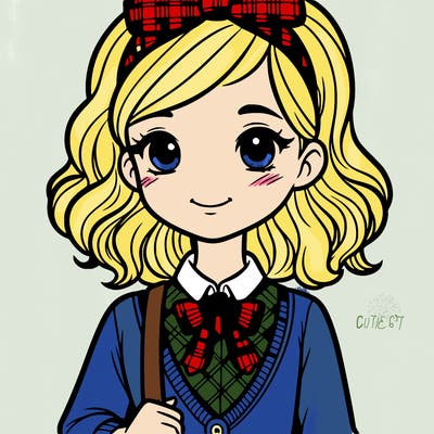 preppy girl