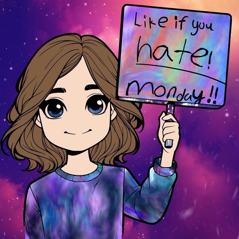 realistic girl holding up a sign