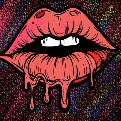 lips that look realistic and drip