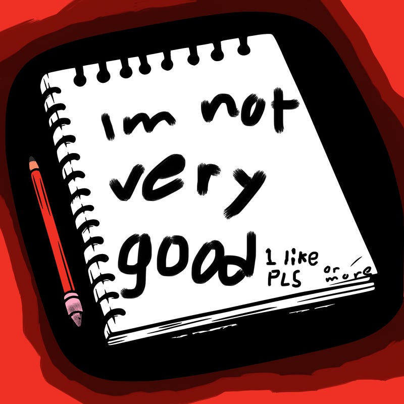 a blank sketch pad