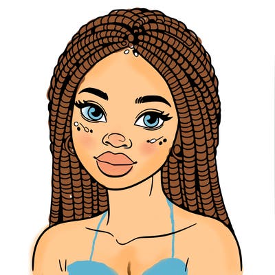 african woman with fulani braids