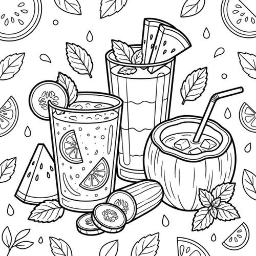 Hydrating Smoothies & Juices