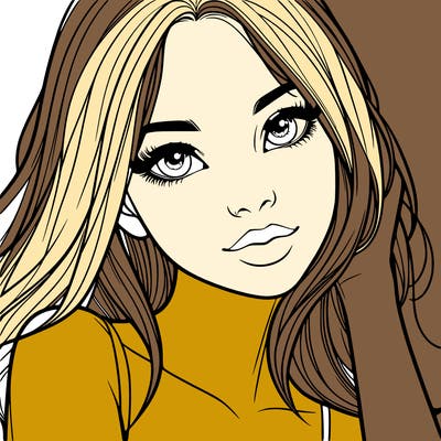 beautiful realistic girl