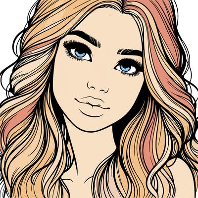 beautiful realistic girl