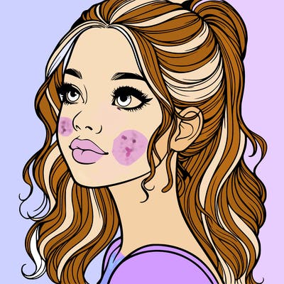 beautiful realistic girl